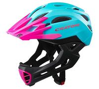 Cratoni - Casco Maniac Freeride Turquo/Rosa Mate T.S/M 52-56 Material de Bicicleta Unisex Adulto Tur/Ros