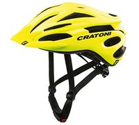 CRATONI Casco Pacer MTB Amarillo Neón Mate Talla S/M 54-59 Material de la Bicicleta, Unisex Adulto