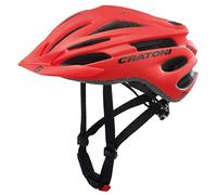 CRATONI - Casco para Bicicleta de montaña, Color Rojo Mate, Talla L/XL 58-62, Material de Bicicleta, Unisex, Color Rojo