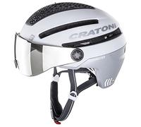 CRATONI Commuter Casco de Bicicleta, Unisex Adulto, Blanco Mate, Small/Medium