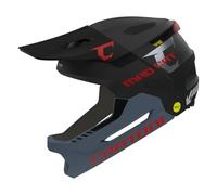 Cratoni Madcat MIPS - Casco de bicicleta para niños, talla S, 49-56 cm, color rojo mate
