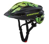 CRATONI NEG/LIM - Casco de Bicicleta Unisex para Adultos, 54-58