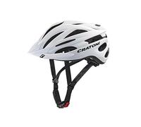 CRATONI Pacer+ Casco de Bicicleta, Unisex Adulto, Blanco (White Matt), L-XL