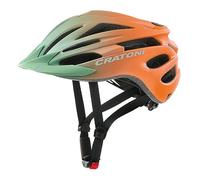 Cratoni Pacer Jr Casco, Adultos Unisex, Caqui/Naranja Mate, Small