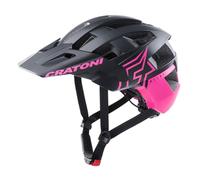 Cratoni Unisex - Adulto Allset Pro Cascos, Negro/Rosa Matt, M