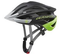 Cratoni Unisex - Casco Agravic para Adulto, Negro, Verde, L/XL (58-62 cm)