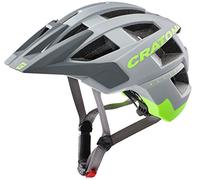 Cratoni Unisex - Casco de Bicicleta Allset para Adultos, Color Gris-Amarillo neón, M/L (58-61 cm)