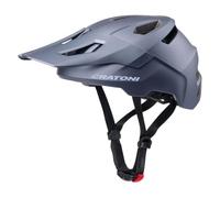 Cratoni Wildcat Casco de bicicleta infantil, casco de montaña, casco juvenil, casco todoterreno, S/M 49-56 cm, peso ligero 270 g (azul mate)
