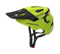 Cratoni Wildcat MIPS - Casco de bicicleta para niños (49-56 cm), color verde lima