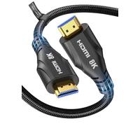 Cratree Cable HDMI 10 metros,8K Alta Velocidad Cable HDMI Corto,10K 8K 60Hz 4K 120Hz 48Gbps,Dolby Vision HDCP 2.3 eARC,Compatible con PS5 PS4 Pro HDTV Blu-ray Monitor