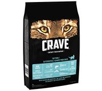 Crave Alimento seco para Adultos con salmón y Pescado Blanco, 7 kg (1 Bolsa) - Comida para Gatos Premium Seca con Alto Contenido de proteínas y sin Cereales - Fabricado con Pescado 100% Natural