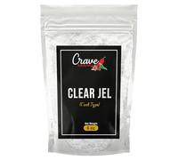 Crave - Polvo de gelatina transparente de 6 onzas, sin OMG, para enlatar, cocinar y rellenar pasteles, sin sabor