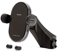 CraVeDRIVE 15W Handyhalterung Auto mit Ladefunktion I Kompatibel Dacia Media NAV Evolution I Wireless Quick Charge I Handyhalterung Auto Induktives Laden I für Jogger, Sandero 3, Logan 3