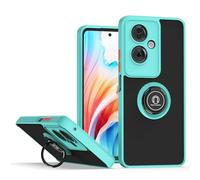 CRAVEN Funda para OPPO A79 5G Capa con Ring Anillo Soporte Antigolpes Protector Móvil Case Carcasa Adhesión Magnética Delgada Suave Silicona Cover Bumper, Cielo Azul