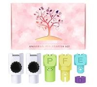 CRAVERLAND Juego de adaptadores universales para bolígrafos Cricut Joy y Joy Xtra, funciona con Sharpie, Crayola, Sakura, Stabilo y más bolígrafos de punta dura de menos de 1,19 cm