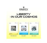 CRAVITY - LIBERTY: IN OUR COSMOS (Vol.1 Part 2) Album+Extra Photocards Set (ADRENALINE+LIBERTY+COSMOS ver SET)