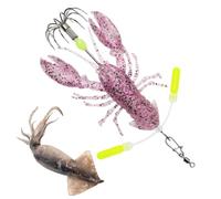 Crawfish Lure | Artificial Hooked Realistic Crawfish Fish Bait Jig | Bass F