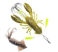 Crawfish Lure - Artificial Hooked Realistic Fish Bait Jig