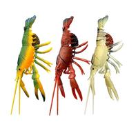 Crawfish - Señuelo Artificial de y camarón | 3 Unidades Suave simulada al Aire Libre Hombre Agua Padre Marido