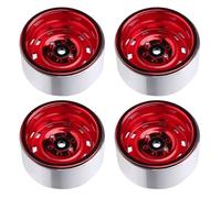 Crawler Car Wheel Hub, Beadlock Wheels RC Wheel Rim Set Wheel Hub, 5 Groove 1.9inch 10 Square Holes Car Crawler Upgrade Par