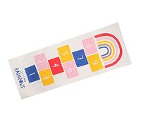 Crawlg Rayuela Alfombra 42 × 37 × 2 Alfombra Suave para Niños Juego de Arrastre Alfombra Rectangular Decoración del Hogar