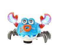Crawling Crab , Musical LED Light Moving Activity Interactive Crawling Crab for Kids Educational Learning Development , Battery Operated , for Birthday Nursery Boy Girl