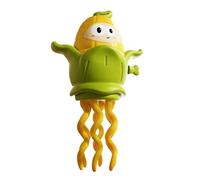 Crawling Octopus Toy, Corn-Shaped Dancing Clockwork Toy, Interactive Educational Game, Perfect for Boys, Girls’ Indoor Play, Daycares, Travel, Crib, Birthday Celebrations, 11.6x7x4.5cm Yellow Green