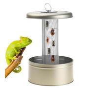 Crawling Pet Feeder, Reptile Feeding Dish, Escape Proof Water Bowl Basin Chameleon Bowl, Feeding Bowls for Lizard, Leopard Gecko, Bearded Dragon, Spider, Escorpión, Camaleón
