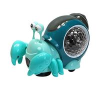Crawling Snail Toys - ABS | Electric Luminous Sn-ail Toy | Light-Up Electric Walking -il, Snail Musical Toys with Light-Up Music For Boys, Girls, Kids,
