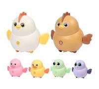 Crawling Toys, Colorful Animal Moving Toys, 6 Pack Funny Preschool Educational Activity Set, Interactive Travel Games, Kids, Adorable Learning, 3.74x2.76x2.95 Inches