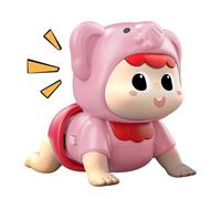 Crawling Toys | Electric Walking Cartoon Learning Games | 0-1 Year Crawling Toy with Sound | For Boys Girls Home Bedroom Living Room Daycare Travel Birthday Party