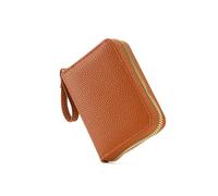 crayfomo Bolso de Cuero Corto de la Tarjeta de la Ranura Multi de la Capacidad Grande de Moda, Monedero versátil Minimalista Exquisito de la Cremallera del Estilo