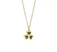 crayfomo Interconnected Heart-shaped Necklaces, 18K Gold Pendant Necklaces, Unique Jewelry and Charming Accessories for Parties