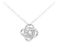 crayfomo Lady Geometric Zircon Necklace, Diamond-studded Pendant Necklace, Unique Jewelry and Charming Accessory for Parties