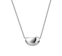 crayfomo Lady's Retro Bean-shaped Necklace, Geometric Pendant Necklace, Unique Jewelry and Charming Accessories for Parties