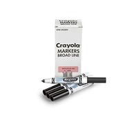 Crayola 12 Count Washable Bulk Markers, Black by Crayola