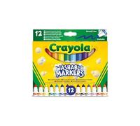 CRAYOLA 12 rotuladores lavables con punta de fibra