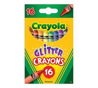 Crayola - 16 crayones de Purpurina Multicolor