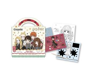 CRAYOLA 35181 Álbum de Viaje Harry Potter, Set Creativo con Páginas de Actividades y Dibujo, Plantillas, Pegatinas, Scratch Art, para niños a Partir de 3 años
