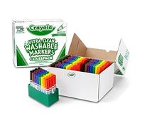 Crayola 58-8208 Crayola Washable Classpack Markers, Conical Point, 8 Assorted Colors, 192/Pack by Crayola