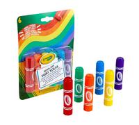 Crayola - 6 Barras de Pintura de Secado Rápido, Sin Necesidad de Agua, Ideal para Proyectos en la Escuela y en el Hogar, a partir de 6 años, 54-1070
