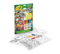 Crayola - Album Actividades & Colorea Paw Patrol, 32 Paginas para Colorear y 7 Rotuladores Lavables, Actividad Creativa para el Hogar o Viajes, 04-6918G