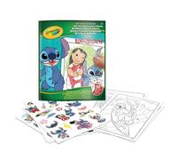 CRAYOLA, Álbum para Colorear con Pegatinas Lilo&Stitch, 32 páginas y 4 Hojas de Pegatinas Incluidas, 04-0900G