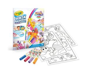 CRAYOLA - Color Wonder, Coloring Set con 18 páginas para colorear y 4 rotuladores sin manchas, sujeto Unicreatures, actividades creativas para niños, edad 3,4,5 años, cód. 25-2905