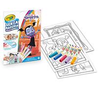 CRAYOLA- Color Wonder-Juego 18 páginas para Colorear y 5 rotuladores sin Manchas, diseño de Disney Vampirina, Multicolor, 23 Piezas (1675-2396)