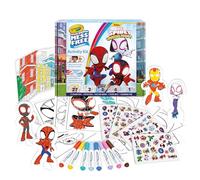 CRAYOLA - Color Wonder, Juego de Actividades Spidey más de 40 Piezas, con páginas para Colorear, rotuladores sin Manchas, Pegatinas, Personajes desplegables, Actividad Creativa para niños, Edad 3años