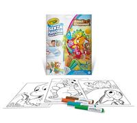 CRAYOLA, Color Wonder, Kit completo con 18 páginas para colorear y 4 marcadores para colorear sin manchas, con Dinosaurios, actividad creativa para niños de 3 a 5 años, cód. 25-2910