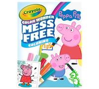CRAYOLA Color Wonder - Peppa Pig Mess-Free Colouring Book (Includes 18 Colouring Pages & 5 Magic Color Wonder Markers)