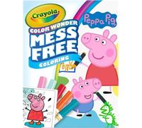 CRAYOLA Color Wonder - Peppa Pig Mess-Free Colouring Book (Includes 18 Colouring Pages & 5 Magic Color Wonder Markers)