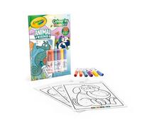 Crayola - Colorea por números, Cuaderno de Colorear y 6 rotuladores (7321)